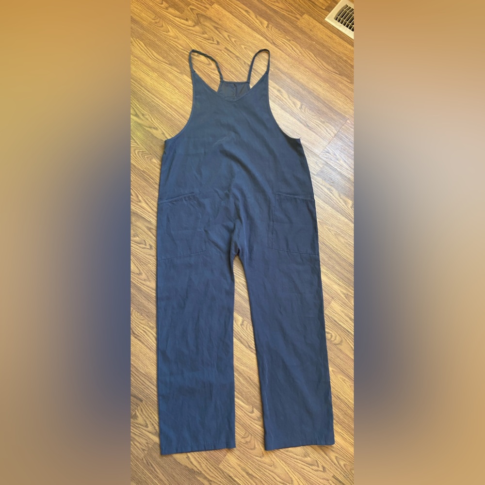 Stylish Black Overalls - Large